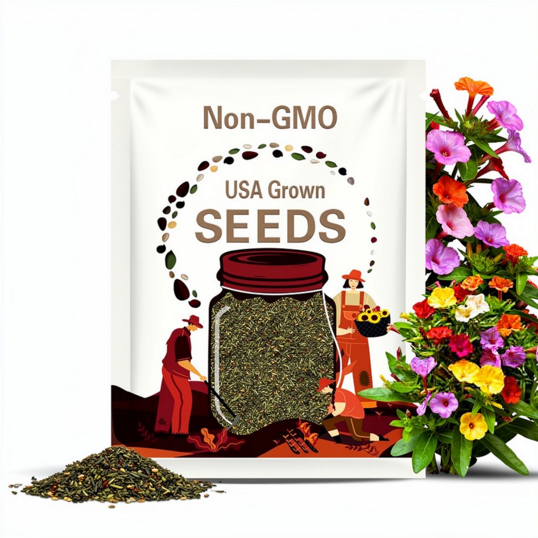 Four O'clock Marvel of Peru Seeds, Heirloom, Country Creek Acres