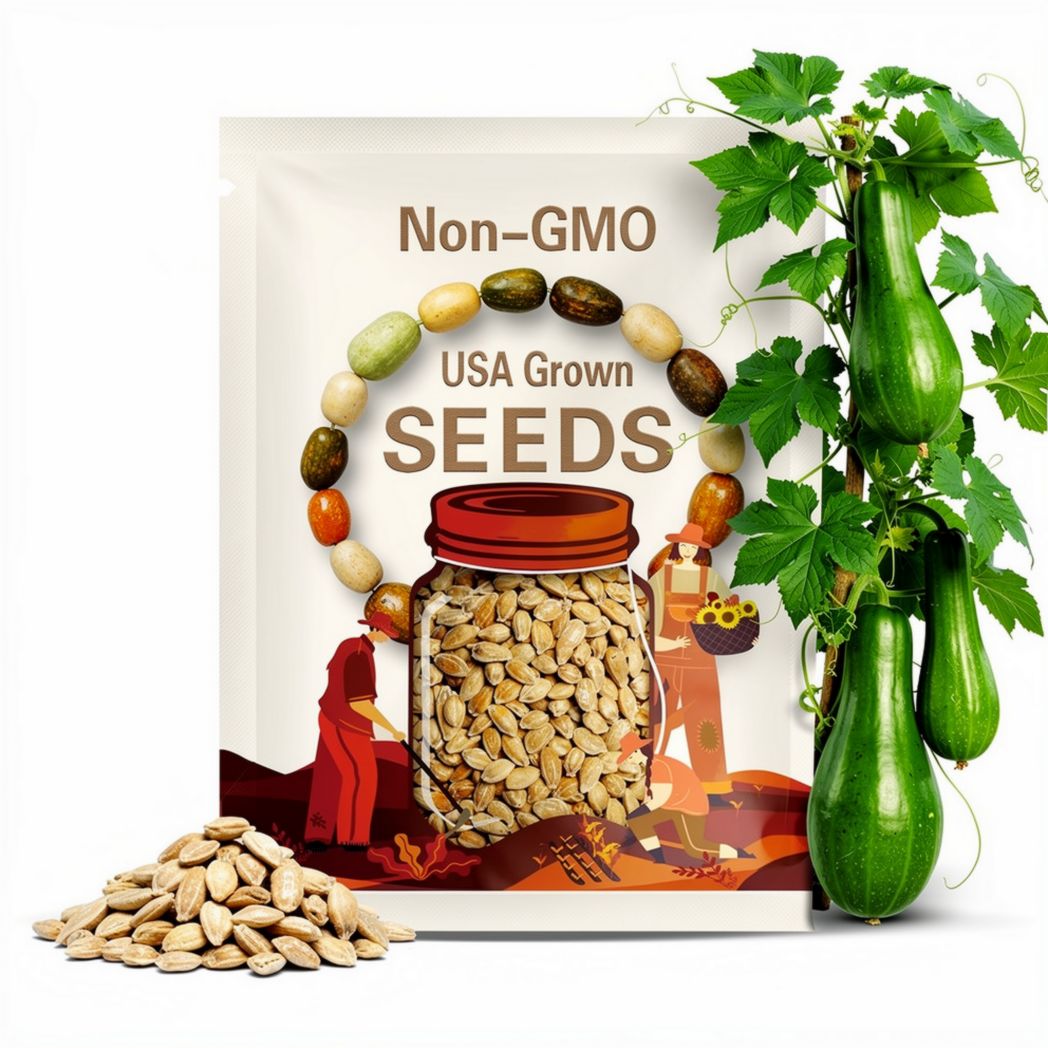 10 seeds - Hybrid Bottle Gourd NAM TAO YAI- Bâ'u Sao