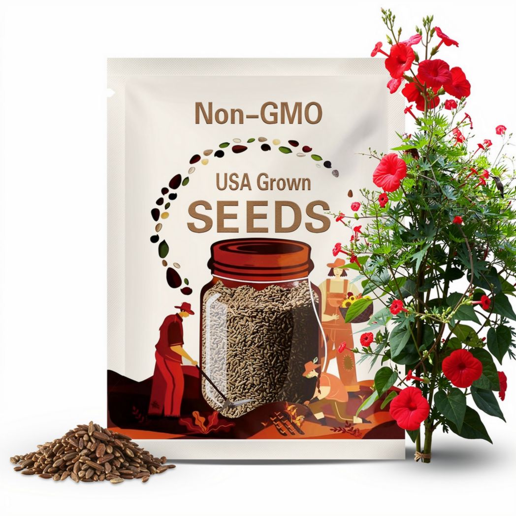 Cardinal Climber Seeds (Ipomoea quamoclit)