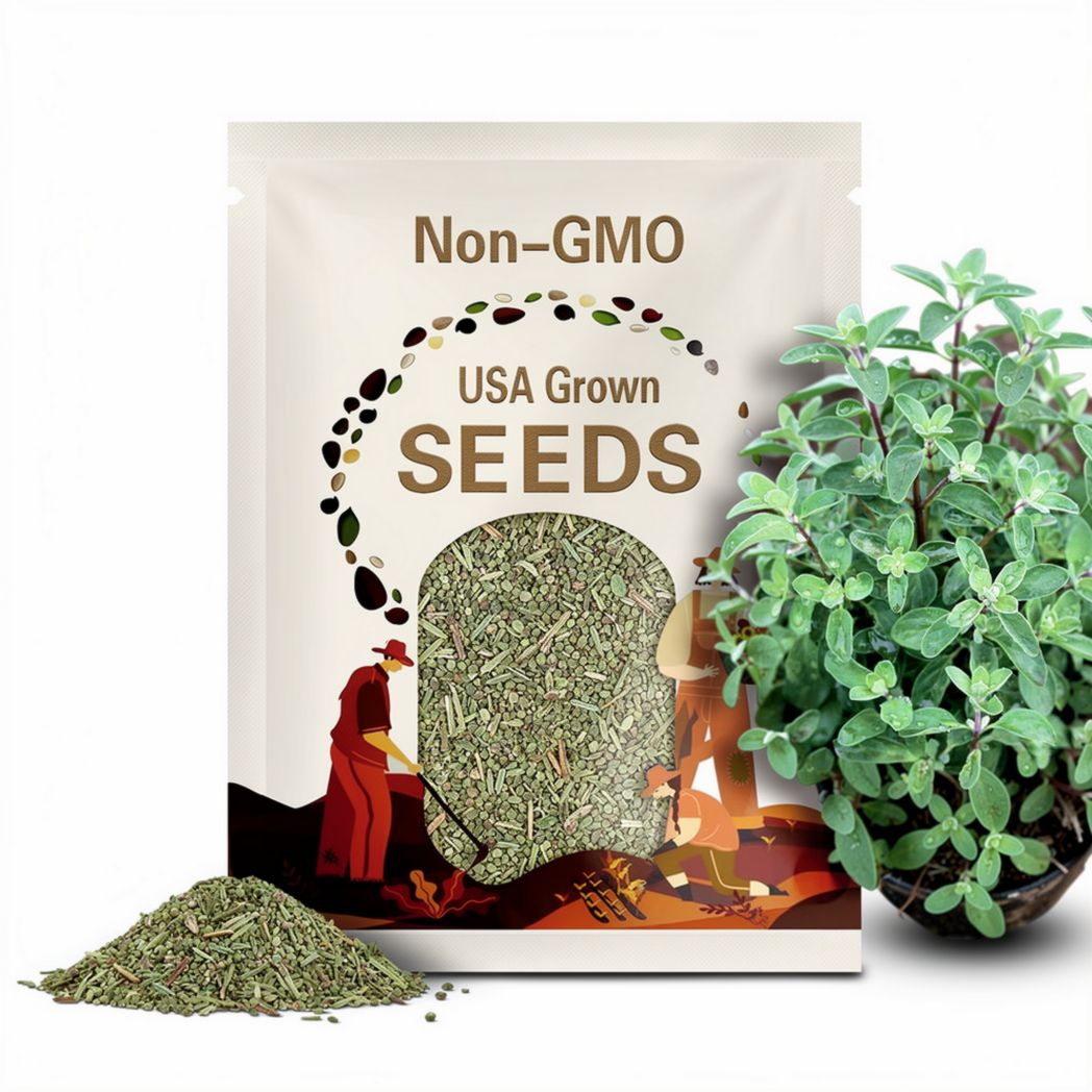 Sweet Marjoram - one quarter gram - Fresh ! Delicious ! Grown/Harvested in USA !! 1,000+ seeds