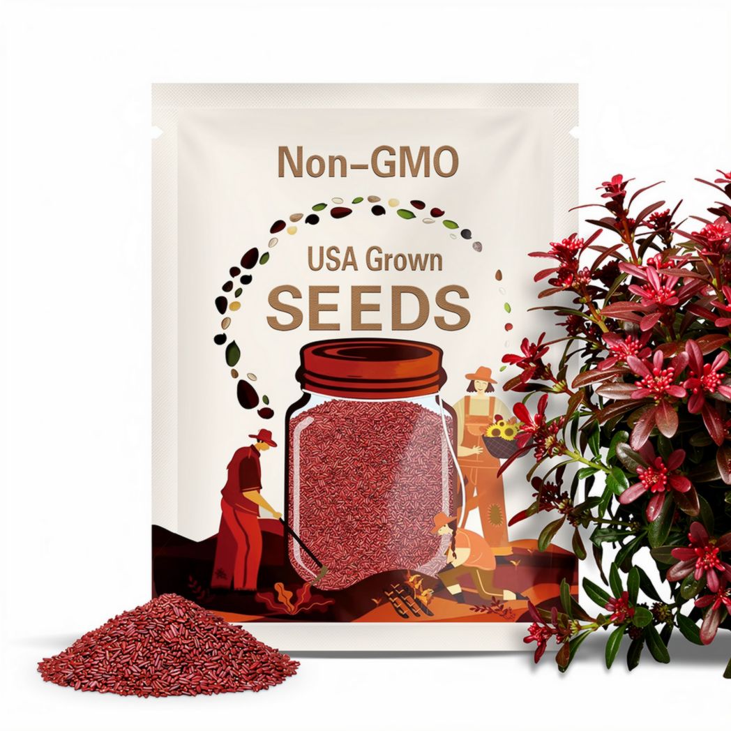 Red Purslane Seeds Portulaca Oleracea Non-GMO, Mild Spinach-like Flavor, Ships with Tracking