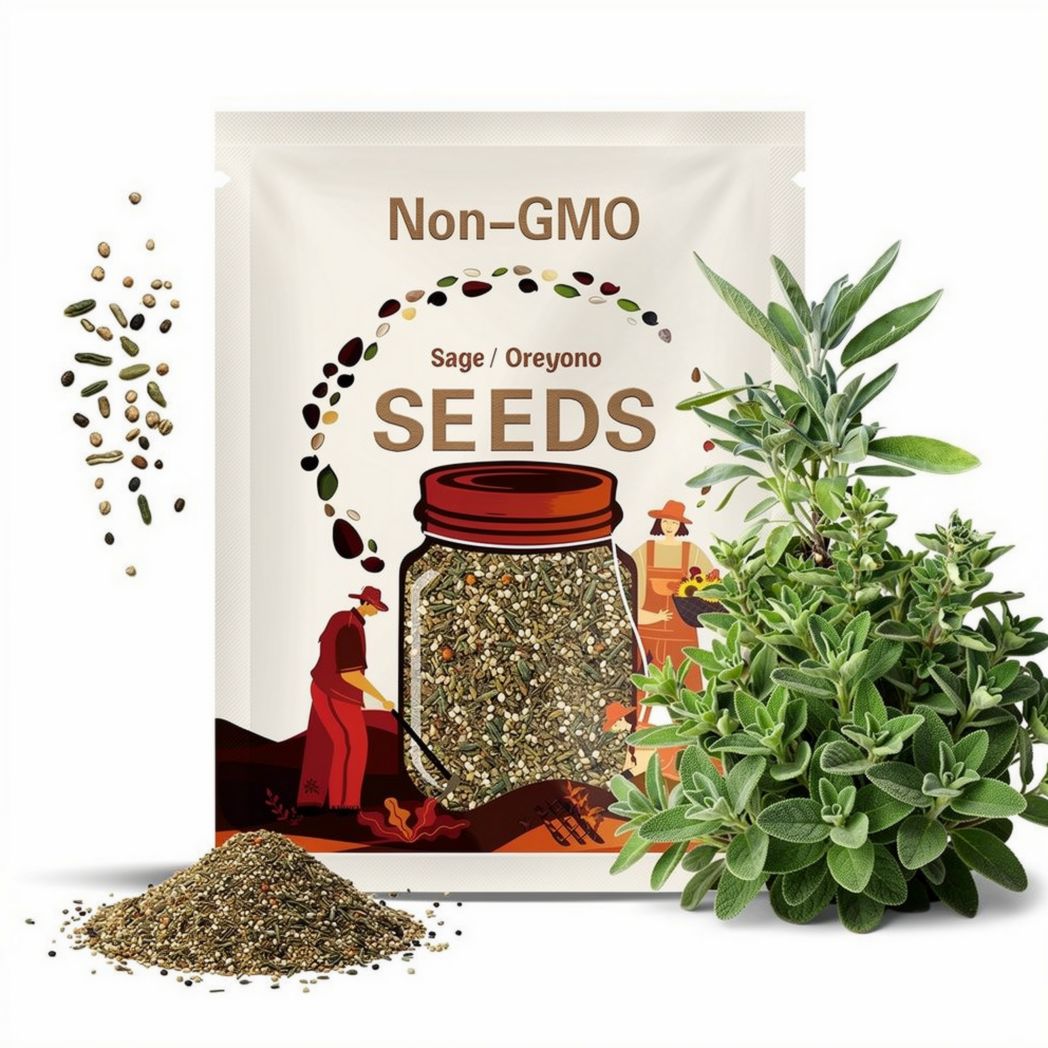 Herb Duo - Sage and Greek Oregano