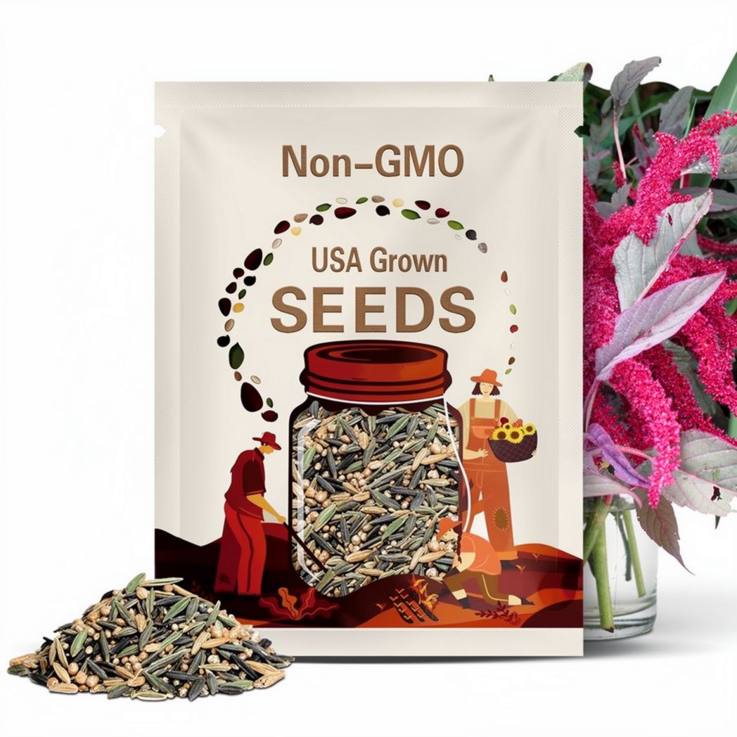 NEW! Organic Rodale Red Leaf Grain Amaranth