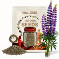 50 Wild Perennial Lupine Seeds, Blue Flowers Seeds, Plant for Home Garden